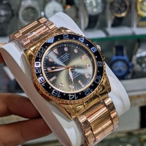 RLX 007- Copper kit with Black Dail High Quality Quartz Watch (Without Date)