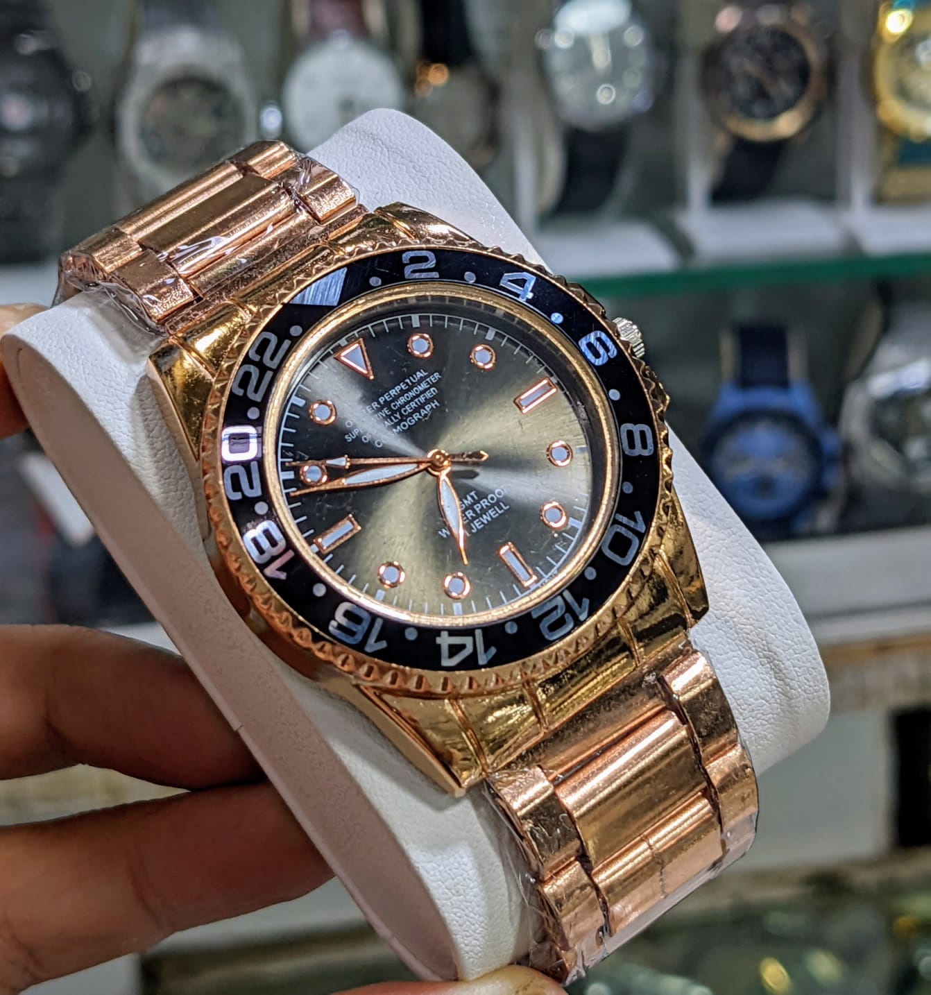 RLX 007- Copper kit with Black Dail High Quality Quartz Watch (Without Date)