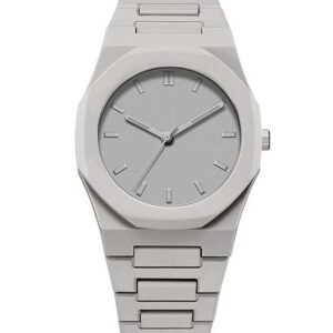 Grey Arabic Aura Full Fiber Watch – High Quality, No Date Display